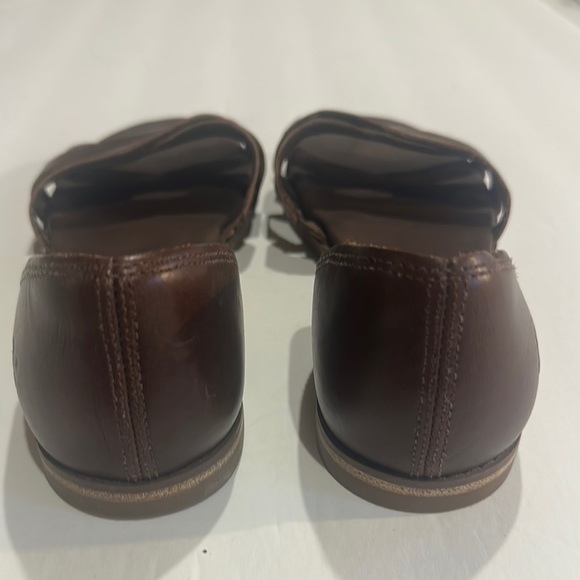 Timberland ortholite Caswell close back genuine upper leather Brown Sandals sz 7 - Picture 2 of 8